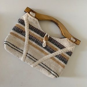 Navajo blanket handle bag